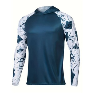 Traje de Pesca Transpirable de Manga Larga para Hombre OEM ODM, Sudadera con Protección Solar, Camisa de Pesca Estampada de Talla Grande, Fácil de Lavar y Usar - Product Image 2