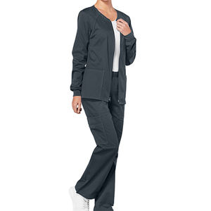 Uniformes Médicos de Manga Corta para Enfermeras, Venta Caliente, OEM, Conjuntos de Uniformes Personalizados, Traje de Enfermería Ecológico y Ligero - Product Image 1