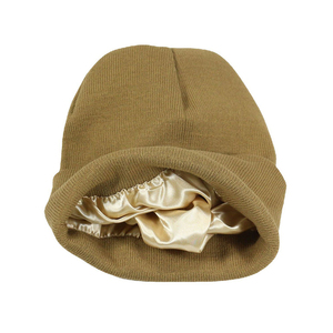 Women Satin Lined Knit Acrylic Winter Soft <b>Slouchy</b> Warm Cuffed <b>Beanie</b> Hat 2026 - Product Image 2