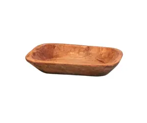 Mangkuk adonan dibuat dari kayu kecewa pencampuran mangkuk roti roti parit untuk penggunaan Dapur dalam gaya antik Post tampilan Modern
