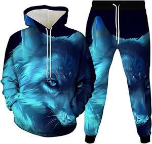 Vente en gros de survêtements respirants de haute qualité pour l'entraînement sportif Sublimation 3d Survêtements de jogging personnalisés pour hommes Tenues pour hommes - Product Image 1