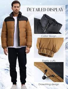 Ropa de invierno a prueba de viento OEM ODM chaqueta de burbujas personalizada para hombres y mujeres chaqueta acolchada de moda de invierno chaqueta acolchada cálida - Product Image 4