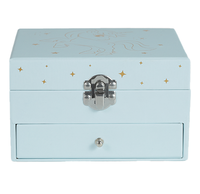 Boîte à musique en papier écologique personnalisée YIYU OEM, organisateur de bijoux, boîte cadeau avec miroir et cheval de carrousel rotatif à manivelle