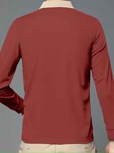 Camiseta Polo de Manga Larga para Hombre, 100% Algodón, Transpirable, Informal, Personalizable con Logotipo, al por Mayor - Product Image 2