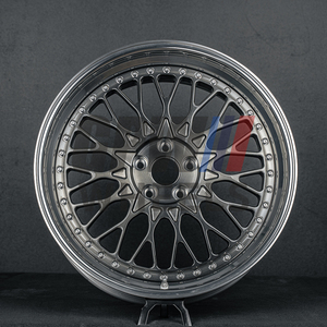 Jantes forgées en deux parties GPW Custom High Performance 6061-T6 5x112 5x114.3 Design Mesh en alliage pour Audi RS BMW M Mercedes AMG - Product Image 2