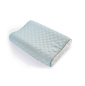 Almohada Cervical de Espuma Viscoelástica Refrescante de Fábrica, Calidad Premium, Hipoalergénica, con Funda de Tela Geométrica Moderna - Product Image 1