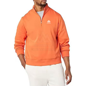 Nouveau mode hiver taille personnalisée quart Zip sweat pour hommes personnalisable couleur nouveau style - Product Image 2