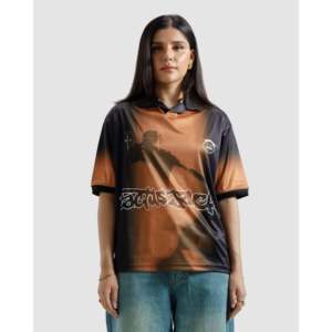 เสื้อฟุตบอลอเมริกัน Youth Cactus Jack ผ้าโพลีเอสเตอร์ตาข่ายระบายอากาศ ปักโลโก้แบบเย็บ  ลายซับลิเมชั่น ผลิตในปากีสถาน - Product Image 3