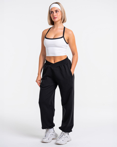 Latest Style Custom Design Winter Flat Regular Fit Casual <b>Fleece</b> Gym Training <b>Women</b> Sweatpants <b>Trousers</b> - Product Image 3