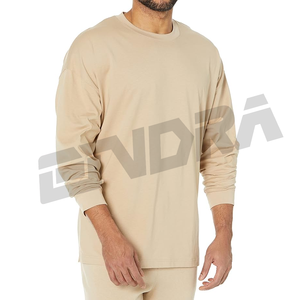 Camiseta de manga larga de gran tamaño Urban Classics Heavyweight Cotton Casual Streetwear Loose Fit Drop Shoulder Moda para hombre - Product Image 1