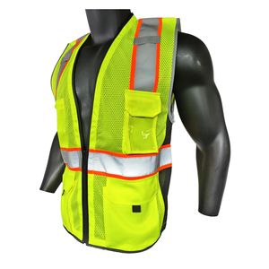 เสื้อกั๊กนิรภัยสะท้อนแสงคุณภาพสูงพร้อมผ้าระบายอากาศที่ทนทาน - Product Image 2