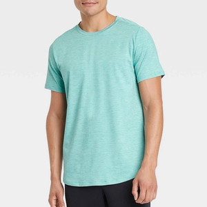 Machine d'impression rotative manuelle, t-shirts personnalisés décontractés 100% coton, manches régulières, col rond, coupe ajustée, impression en relief en caoutchouc - Product Image 2