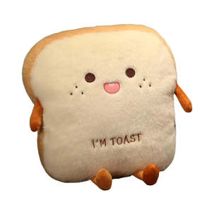 Mignonne Cartoon Pattern Biscotte Toast Peluche Washable Feature - Product Image 4
