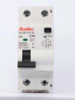 Disjoncteur différentiel AOELEC AUB7HLM 2P RO, protection contre les surintensités résiduelles, boîtier ignifuge PA66, capacité de coupure 10kA, certificats SEMKO