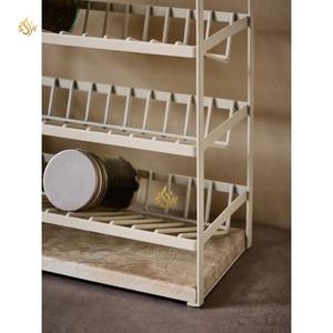 White Color Kitchen Accessories Spices Storage <b>Rack</b> and Holders 4 Layers Highest Quality Large Size Home and Hotels Spices <b>Shelf</b> - Product Image 2