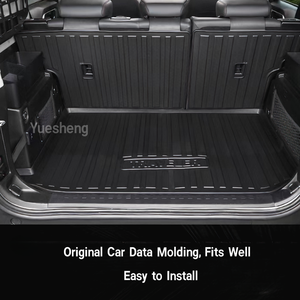 Tappetino per Auto Impermeabile 3D in TPE Nero Spessore 5mm per Traveller T2 <span class=keywords><strong>2023</strong></span>- Accessori Interni Rivestimento Bagagliaio Posteriore - Product Image 6