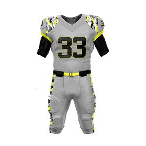 Vente chaude Taille XL Polyester Maillots De Football Américain Impression De Logo Personnalisé Manches Courtes Sublimation Technique Ensembles Uniformes - Product Image 2