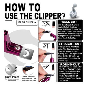 Pakistan Trending Pro Manicure Finger Nail Tips Curved Acero inoxidable Battery Powered Nail Clipper Color negro Power Coated - Product Image 2