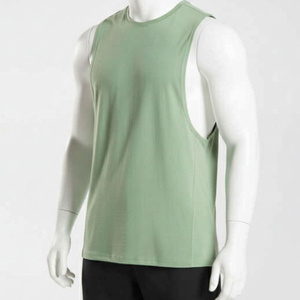 Chaleco Deportivo Transpirable sin Mangas para Hombre, con Logotipo Frontal, Venta al Por Mayor, Personalizado, 100% Algodón, Color Sólido, Ropa Deportiva - Product Image 5