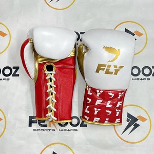 Guantes de Boxeo de Piel de Vacuno Auténtica con Cordones, Diseño Personalizado, Nuevos, al por Mayor, para Adultos, para Entrenamiento y Sparring - Product Image 4