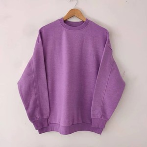 Sweat-shirt unisexe en molleton de coton 100% de qualité supérieure de couleur unie pour homme et femme pour l'hiver - Product Image 1