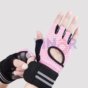 ถุงมือยกน้ำหนักออกกำลังกายสำหรับผู้ชายถุงมือยกน้ำหนักแบบแห้งเร็วระบายอากาศได้ดี - Product Image 4