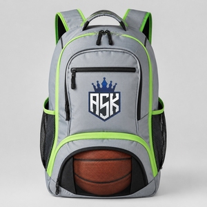Bolsa de baloncesto personalizada para equipos con material duradero, amplio espacio de almacenamiento, colores personalizados, logotipos y opciones de transporte cómodas. - Product Image 1