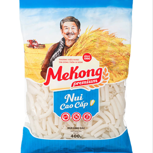 Premium Long Tube Rice Macaroni <b>Pasta</b> Gluten Free Healthy Food Vietnam Factory Manufacturer Wholesale OEM Private Label Supplier - Product Image 1