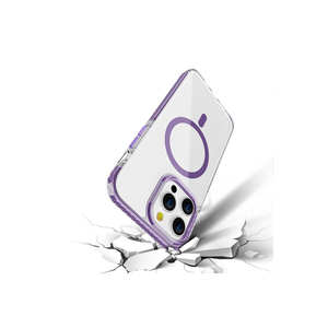 Coque en silicone premium compatible MagSafe pour iPhone 14 Pro 14, antichoc avec protection airbag et trou pour cordon détachable - Product Image 6