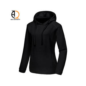 Mujeres con capucha Otoño e Invierno Nuevo Color sólido Botón Suelto Sudadera con capucha de manga larga Mujeres Sudaderas con capucha Sudadera - Product Image 1