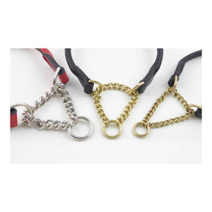 Super Quality Wholesale Multi-color Adjustable Luxury <b>Rolled</b> <b>Leather</b> Half-choke <b>Dog</b> <b>Collars</b> Smart - Product Image 2