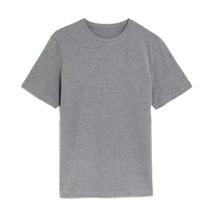 T-shirt basique en coton pour homme, col rond uni, toucher doux, fournisseur OEM en gros - Product Image 4