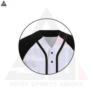 Nouveaux ensembles d'uniformes de baseball à col rond en polyester 100% respirant, imprimés, avec étiquette personnalisée en gros - Design professionnel de haute qualité - Product Image 2