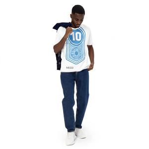 T-shirt in jersey compresso da uomo - Stampa digitale a tinta unita - Product Image 6
