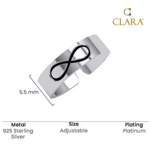 NOVAMART Fine Buy Premium 925 Pure Sterling <b>Silver</b> <b>Rings</b> for <b>Men</b> Classic Geometric Design Gold Plating Featuring Zircon Pearl We - Product Image 5