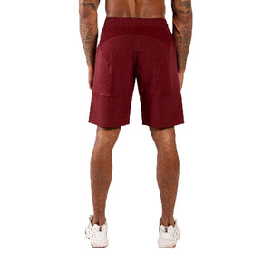 Pantalones cortos de gimnasio para hombre de marca al mejor precio del fabricante profesional, logotipo personalizado, estilo deportivo informal, patrón sólido, malla hecha - Product Image 2