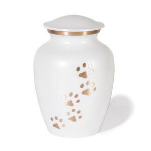 Nueva urna de cremación de cenizas humanas de último diseño clásico a la venta urna de Metal grabada a mano de Color plateado para urna de cremación - Product Image 5