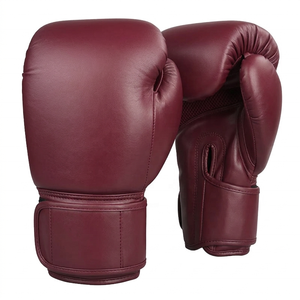 Gants de boxe professionnels en PU antidérapants, conception personnalisée, fermeture auto-agrippante, tailles 8oz et 16oz pour adultes unisexe, entraînement en salle de sport, vente en gros - Product Image 1