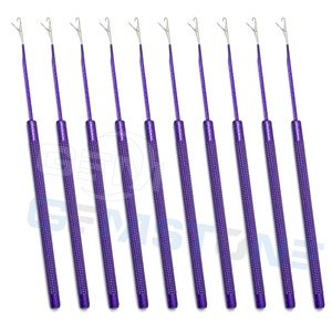 Professional Stainless Steel Hair Extension Pulling Hook <b>Needle</b> Tool Micro Ring Extensions Durable Reusable GEMSTONE for Lace - Product Image 6
