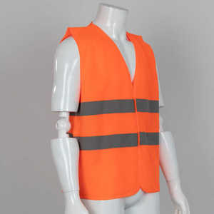 Chaleco reflectante de trabajo de alta visibilidad para hombres y mujeres, ropa de trabajo de seguridad, transpirable, ligero, duradero, chaleco reflectante para exteriores - Product Image 5