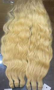 Vente en gros 28-30 Pouces Blond 613 DOUBLE TIRÉ Indien Remy Cheveux Raides Avant de Lacet Non Transformés Extensions Profondes de Cheveux Humains - Product Image 4