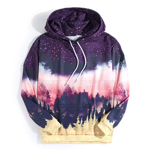 <b>Pullover</b> Long Sleeve Sublimation Hoodie New Style Sublimation Hoodies High Quality <b>Men's</b> Sublimation Hoodie - Product Image 1