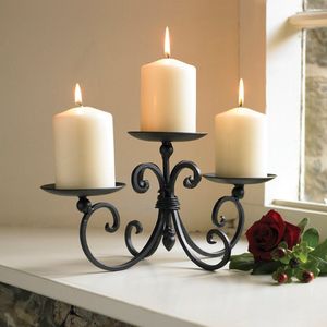 Classic Design Metal and Iron Candle <b>Holder</b> for Wedding Christmas Home Table Decoration <b>Candlestick</b> <b>Holders</b> Stand - Product Image 6