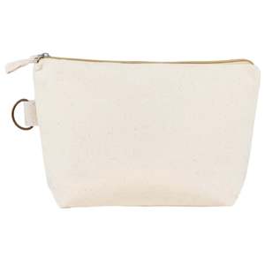 Sac de toilette et de maquillage pliable en cuir noir imperméable US Bags, pochette d'accessoires standard - Product Image 1