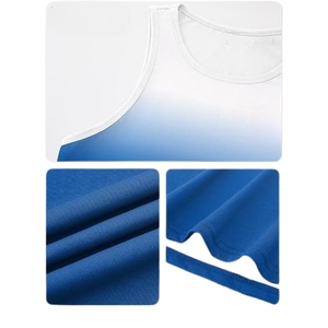 Wholesale Gym Tank Top Men Casual Summer Vest Style Sportswear Lightweight Material Drop Armhole Cut Crew Neck Tank Tops for Men - Product Image 6