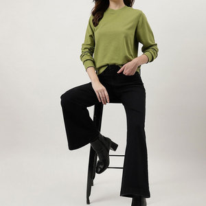 Sweat femme pull surdimensionné à manches longues sweat quart à capuche pull adolescentes automne - Product Image 5
