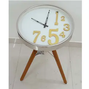 Tischs tativ uhr mit Holz ständer Raund Model Home und Office Decor Clock Perfect Decor Item