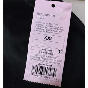 Top Nero Traforato da Donna Wild Fable, Taglia XXL, Abbigliamento Traspirante per il Tempo Libero - Product Image 3