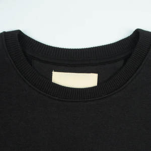 Sudadera básica en blanco con cuello redondo de lana de algodón 2025 para hombre, novedad de 100% - Product Image 5