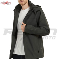 Chaqueta Impermeable Ligera Unisex con Capucha y Cuello Alto, de Lona, para Exteriores, de Secado Rápido y Transpirable, para Senderismo y Viajes